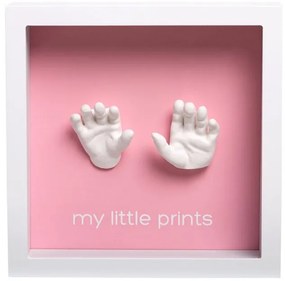 Rama amprenta bebe 3D alba - Pearhead