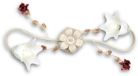 Lustra aplicata eleganta design clasic floral 2 brate ROSE