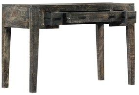 Birou, negru, 110 x 50 x 75 cm, lemn masiv de mango Negru, Negru, 25, 0,188