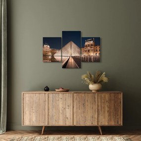 Tablou - Louvre noaptea (90x60 cm)