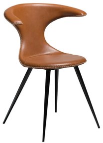 Scaun din piele artificială DAN-FORM Denmark Flair, maro