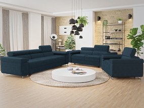 Set canapea fotoliu 3+2+1 Terazuro 3+2+1 S (Albastru închis) . Promo -17%. 1105840