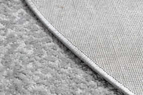 Covor MEFE modern  Cerc 8731 Vintage - structural două niveluri de lână gri