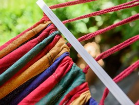 Hamac colorat cu perna HAMAK pentru 2 persoane 190x150 cm