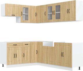 vidaXL Set dulap de bucătărie din 11 piese „Kalmar” lemn stejar Sonoma