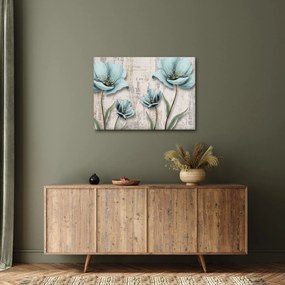 Tablou - Flori texturate (70x50 cm)