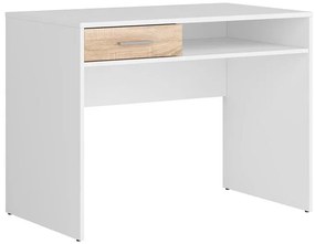 Masă de scris Nepo Plus 1 (alb + stejar sonoma) . Promo -35%. 1098261