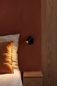 Aplica de perete cu spot directonabil STAN negru