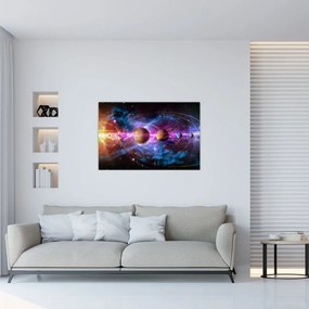 Tablou - Sistemul solar (90x60 cm)
