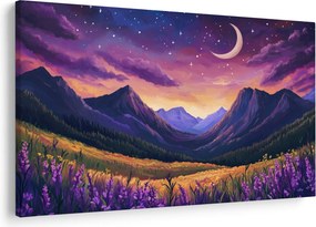 Tablou - Peisaj violet (90x60 cm)