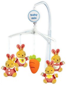 Baby Mix Carusel deasupra pătuțului Bunnies,diametru 36 cm