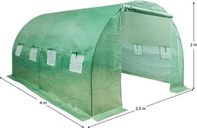 Folie de schimb pentru seră cu folie, verde, 2,5x4x2 m, FELKO TYP 2