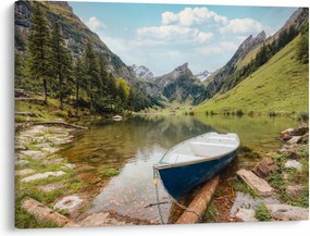 Tablou - Seealpsee, lac din Elveția (70x50 cm)
