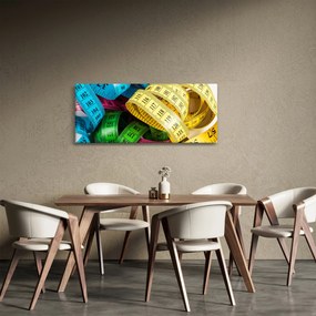 Tablou cu metri colorați (120x50 cm)