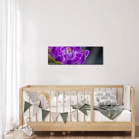 Tablou floarei (cu ceas) (90x30 cm)