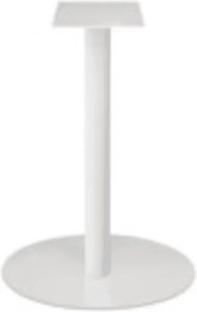 PICIOR MASA METALIC ROTUND- HORECA- - ALB - H 105 CM