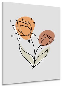 Tablou floare minimalistă No3