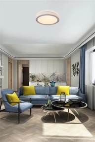 Plafoniera LED design modern Galactic alb, auriu