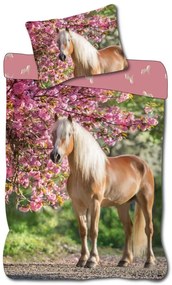 Cal Cherry Blossom lenjerie de pat pentru copii 100×135cm, 40×60cm