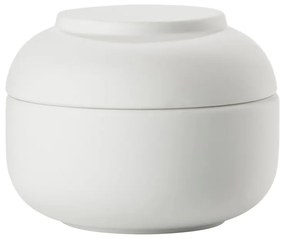 Organizator de baie alb pentru dischete demachiante din gresie ceramică Sensu – Zone