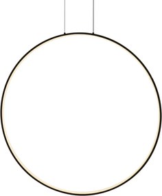 Lustra circulara LED IP44 diametru 80cm Visual negru