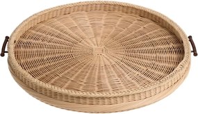 Tava design LUX realizata manual din ratan Vimini L