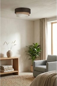 BRILAGI - Plafonieră TRIO 1xE27/60W/230V, Ø 40 cm, maro/bej/alb