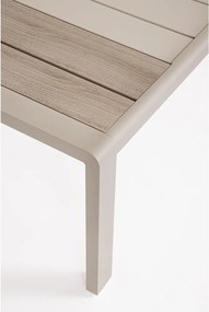 Set mobilier de grădină bej din aluminiu pentru 5 persoane Elna – Bizzotto