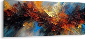 Tablou - Textura culorii (120x50 cm)