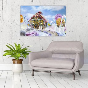 Tablou - Căsuță de turtă dulce (90x60 cm)