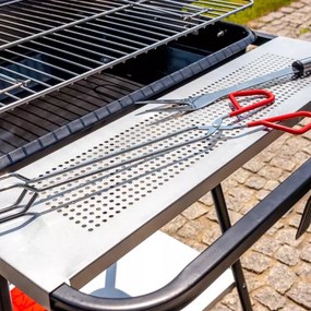 Grătar cu cărbune MIR404, pătrat