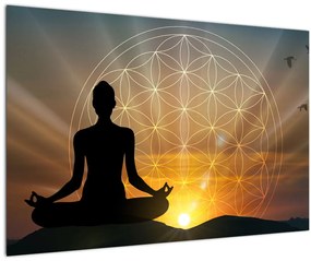 Tablou cu meditație (90x60 cm)