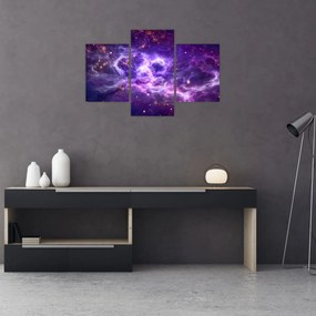Tablou - Universul violet (90x60 cm)