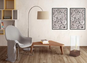 STONES Șeminee cu bioetanol 25cm X 25cm H. 65cm | Aosom Romania