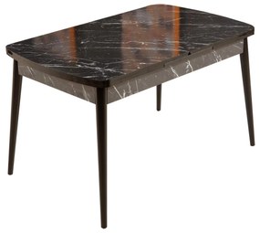 Masă sufragerie Pinava (negru) (pentru 4 persoane). 1093742