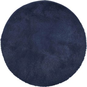 vidaXL Covor shaggy cu pom înalt, NAVARRA, bleumarin, 160x160 cm
