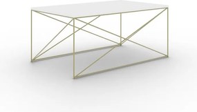 Masuta de cafea, Dante, ADRK Furniture (Culoare: Auriu / Alb)