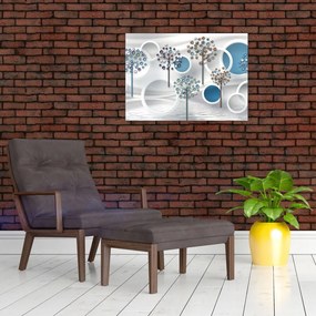 Tablou abstarcției artistice (70x50 cm)