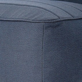 Scaun de grădină din burete cu puf, albastru gri