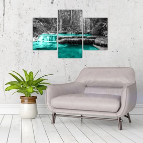 Tablou - Râul de iarnă (90x60 cm)