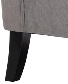 HOMCOM Fotoliu Chesterfield Gri, Confortabil, Comod și Spațiu Generos pentru Living, 74x86x102 cm | Aosom Romania
