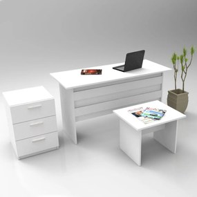 Set mobilier de birou VO9 alb