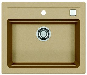 Chiuvetă de bucătărie ALVEUS 1131994 ATROX 59x50 cm bej
