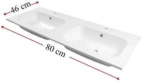 Lavoar din marmură artificială Ginger 120