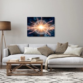 Tablou pe sticlă - Atom (70x50 cm)