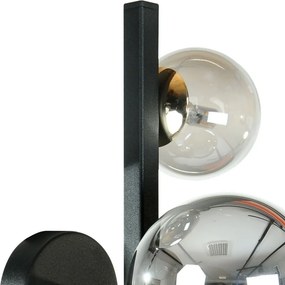 Aplica de perete cu 3 surse de lumina SERENITY negru