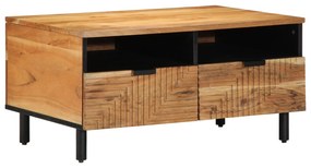 vidaXL Masă de cafea, 80x54x40 cm, lemn masiv acacia