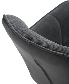 Set de scaune de sufragerie HC-D7180 GREY2, 2 buc.