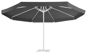 Panza de schimb umbrela de soare de exterior, antracit, 500 cm Antracit,    500 cm