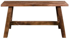 Bancă de grădină maro din lemn masiv Barcelona – House Nordic